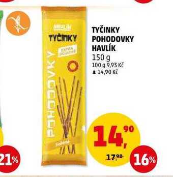 Penny Market Tyčinky pohodovky havlík, 150 g nabídka