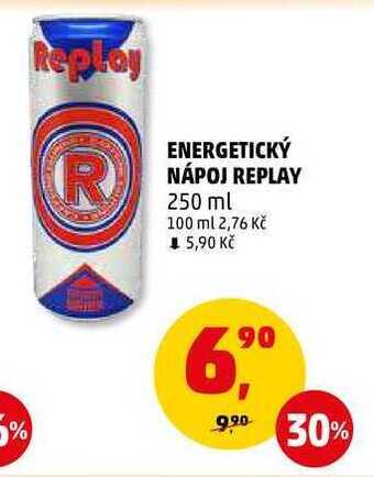 Penny Market Energetický nápoj replay, 250 ml nabídka