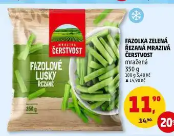 Penny Market Fazolka zelená řezaná mrazivá čerstvost, 350 g nabídka