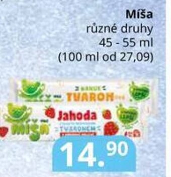 Potraviny CZ Míša různé druhy 45-55 ml nabídka