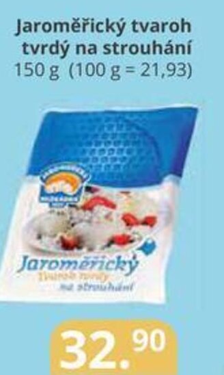 Potraviny CZ Jaroměřický tvaroh tvrdý na strouhání 150 g nabídka