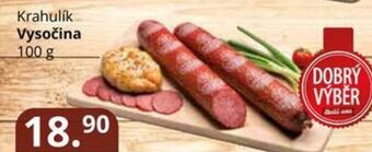 Potraviny CZ Krahulik Vysočina 100 g nabídka