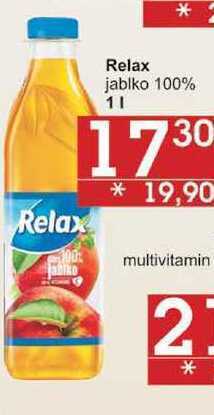 Jip Relax jablko 100%, 1 l nabídka
