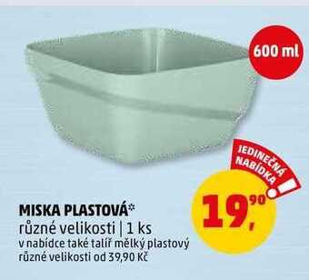 Penny Market Miska plastová, 1 ks nabídka