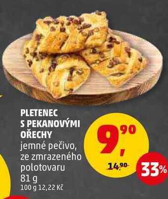 Penny Market Pletenec s pekanovými ořechy, 81 g nabídka