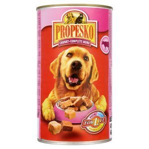 Tesco Propesko konzerva pro psy 1240g, vybrané druhy nabídka