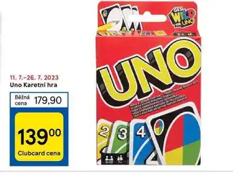Tesco Uno karetní hra nabídka