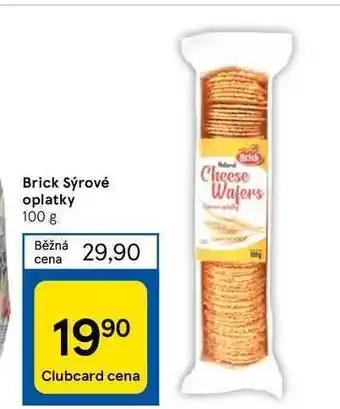 Tesco Brick sýrové oplatky 100 g nabídka