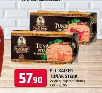 Terno Franz josef tuňák steak nabídka