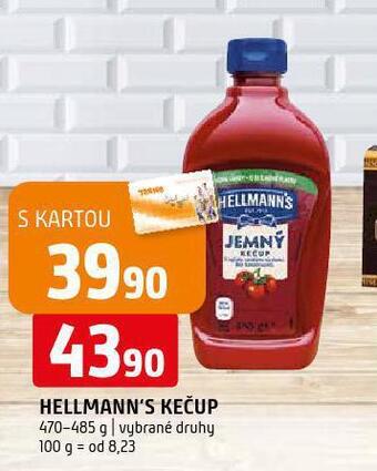 Terno Hellmann's kečup nabídka