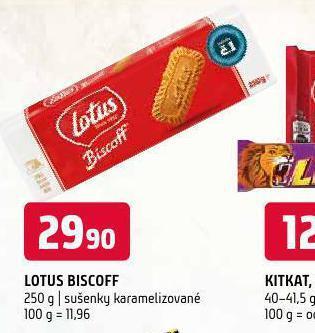 Terno Lotus biscoff sušenky nabídka