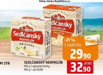 Terno Sedlčanský hermelín nabídka
