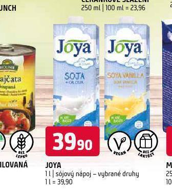 Terno Joya sójový nápoj nabídka