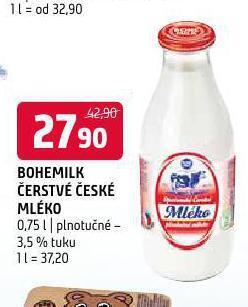 Terno Bohemilk čerstvé mléko nabídka