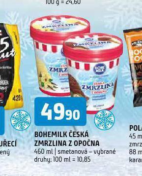 Terno Bohemilk česká zmrzlina nabídka