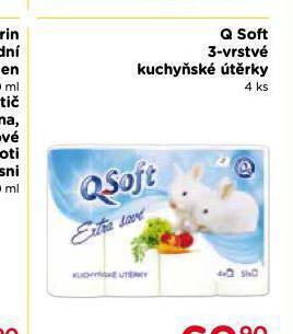 TOP drogerie Q soft kuchyňské utěrky nabídka