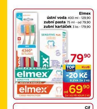 TOP drogerie Elmex zubní pasta nabídka