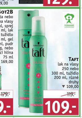 Rossmann Taft lak na vlasy nabídka