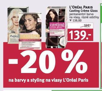 Rossmann L'oréal barva na vlasy nabídka