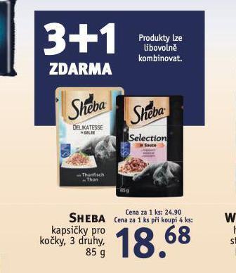 Rossmann Sheba kapsičky pro kočky nabídka