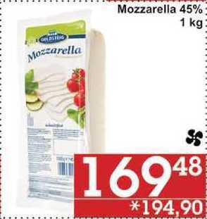 Jip Mozzarella 45%, 1 kg nabídka