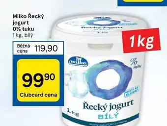 Milko řecký jogurt 0% tuku 1 kg