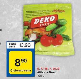 Tesco Alibona deko 100 g nabídka