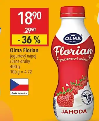 Globus Olma Florian jogurtový nápoj různé druhy nabídka