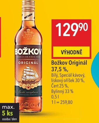 Globus Božkov Originál 37,5%, nabídka