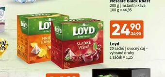 Terno Loyd čaj nabídka