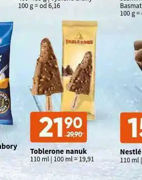 Terno Toblerone nanuk nabídka