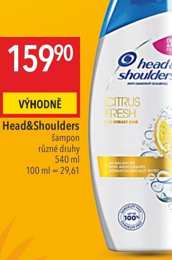 Globus Head&Shoulders šampon nabídka