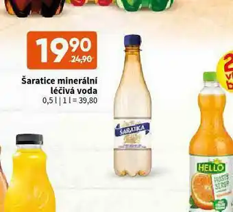 Terno Šaratice minerální léčivá voda nabídka