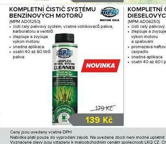 Auto Kelly Kompletní čistič systému benzínových motorů nabídka
