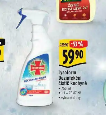 Albert Lysoform dezinfekční čistič kuchyně nabídka