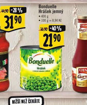 Albert Bonduelle hrášek jemný nabídka