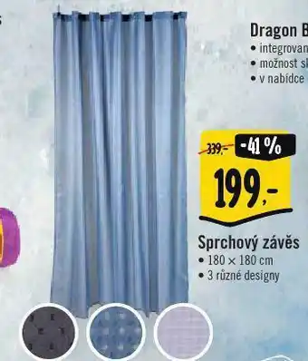 Sprchový závěs