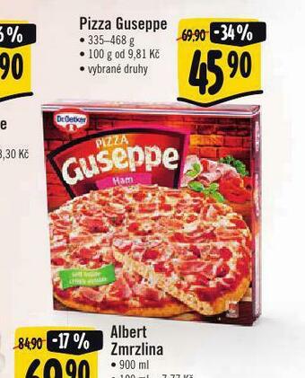 Albert Pizza guseppe nabídka