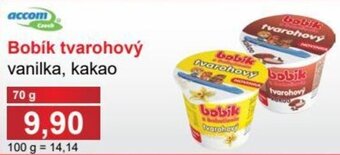 PLUS JIP Bobík tvarohový vanilka, kakao nabídka