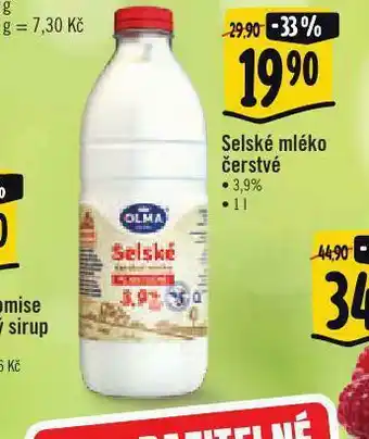 Albert Selské mléko čerstvé nabídka