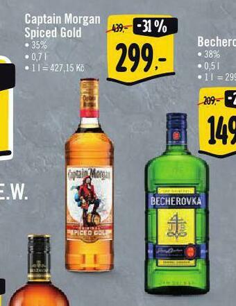 Albert Captain morgan spiced gold nabídka