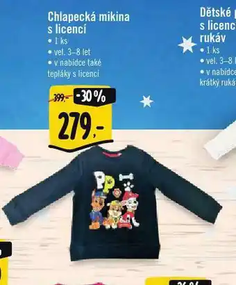 Albert Chlapecká mikina s licencí nabídka
