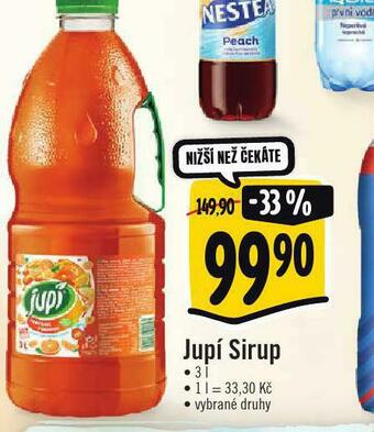 Albert Jupí sirup nabídka