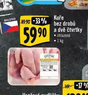 Albert Kuře bez drobů a dvě čtvrtky nabídka