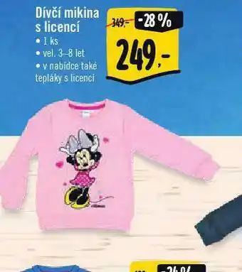 Albert Dívčí mikina s licencí nabídka