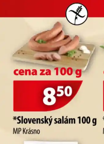 CBA Slovenský salám 100g nabídka