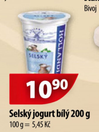 Selský jogurt bílý 200g