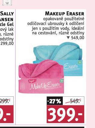 Rossmann Makeup eraser odličovací ubrousky nabídka