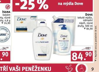 Rossmann Dove tekuté mýdlo nabídka