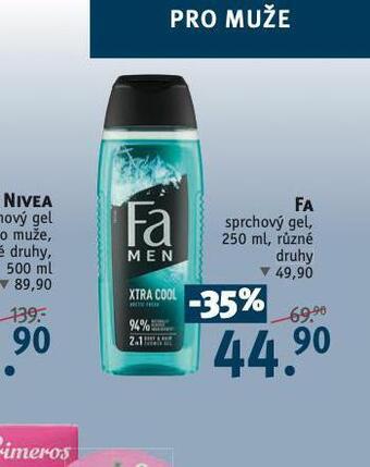 Rossmann Fa sprchový gel nabídka